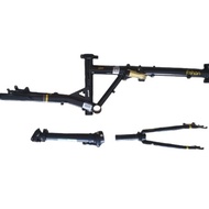 Frame Fork plus Handlepost Fnhon GUST BLACK GOLD 20 22 inch Disc