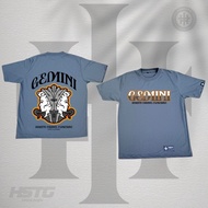 SARA Unisex Pro Club Inspired PRINTED T-Shirt ZODIAC SIGN (GEMINI)Crewneck wiTh eteketa