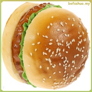 Realistic Burger Lifelike Simulation Fake Burger Bakery Display Food Photography Prop  bofsshuo