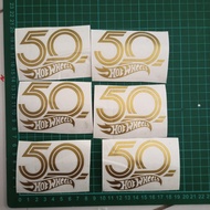 50 Hot Wheels Cutting Stickers