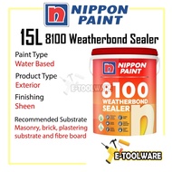 15L Nippon Paint 8100 Weatherbond Sealer Exterior Wall Sealer