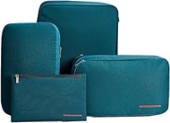BeeNesting Compression Packing Cubes 2 set for travel Small Luggage Organizer Bags for BackPack (Gre