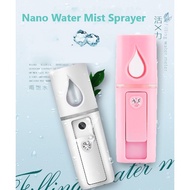 Mini Nano Mist Sprayer 20ml USB Facial Body Nebulizer Steamer Moisturizing Portable Face Steamer Nano water supplement instrument Facial Spray Cool Mist Spray Humidifier Hydration
