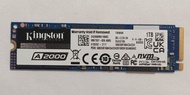 [二手良品] 金士頓 A2000 1TB  M.2 GEN3X4 SSD，健康度100%、98%、97%、94%