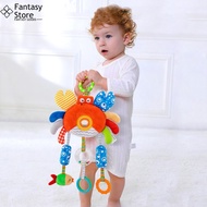 FG 1Pc Newborn Baby Rattles Plush Stroller Cartoon Animal Toys Baby Mobiles Hanging Bell Educational Baby Toys 0-24 Months