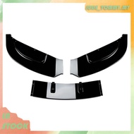 [99MY]Car Front Bumper Splitter Lip Diffuser Spoiler Cover Guard for - C-Class W204 2011-2014 Gloss 