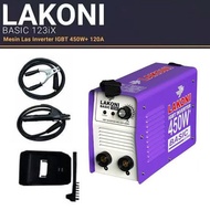 Mesin Travo Las LAKONI 450W 120A Basic 123ix - Trafo Las Inverter 450W