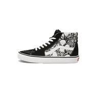 VANS SK8 HI LOGO SPORTS SHOES VN0A4BV6V8V รับประกัน 5 ปี ของแท้รับประกัน รองเท้าลำลองผู้หญิง ที่มีน้