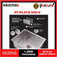 Haustern HT-PLATZ-550-H Single Bowl Stainless Steel Sink