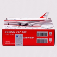 SQ Wings 1: 200 Alloy Airplane Model Boeing Original Factory B747-100 N7470