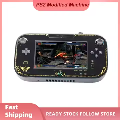 New 6.5 inches IPS screen 64G Mini Arcade Game console Modified by PS2 motherboard NO Raspberry Pi N