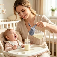 Ergonomic Leakproof Glass Breastmilk Storage Pitcher Bottle, Food-Grade Glass Breast Milk Storage Co