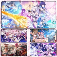 HONKAI IMPACT Mouse Pad, Large Size 80x30cm / 90x40cm / 120x60cm Anti-Slip, Durable