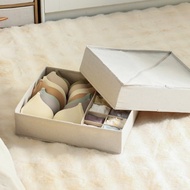 日本霜山 布質衣櫃抽屜用內衣褲分類收納盒(41cm面寬)-3入