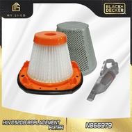 BLACK & DECKER BCHV001 Vacuum Cleaner Replacement Filter N900287 Washable Filter (BCHV001D1E)