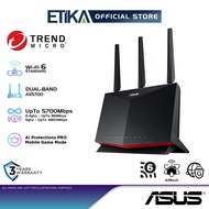 Asus RT-AX86U Pro | WiFi 6 AX5700 Gaming Router | Mobile Game Boost 2.5G WAN Port | AiProtection Pro