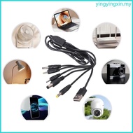 YIN 5V USB to 5 5x2 1mm 4 0x1 7mm 2 0x0 6mm 2 5x0 7mm 3 5x1 35mm Charging Cable