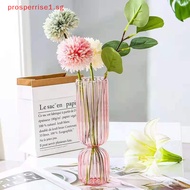 【SLE】 Nordic Glass Vase Small Glass Vases Flower Arrangement Home Decoration Accessories Modern Living Room Glass Ornament （SG）