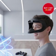 1pc Oculus Quest 2 Facial Interface & Face Pad, Sweatproof PU Foam Cushion - VR Accessories for Meta