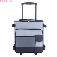 【YOSHOP】-Foldable Insulated Bag 11-gallon Capacity 600D Oxford Cloth Compact Storage