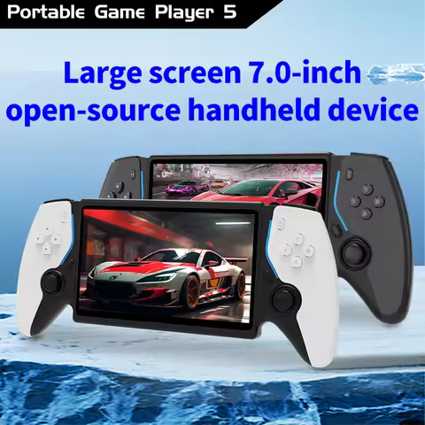 New PS 7 Inch Portable Retro Game Game Machine HC8000 Retro Handheld Game Machine 64G FOR Gift