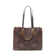 【二手】路易威登LOUIS VUITTON Tote Bag OnTheGo MM Monogram Giant Reverse 2WAY M45321 PVC塗層帆布皮革 OnTheGo MM