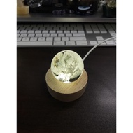 Garden Quartz sphere with rainbow