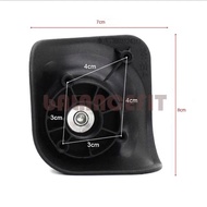 Double Wheel 360 degree rotating suitcase wheels 1 set of 4 pcs