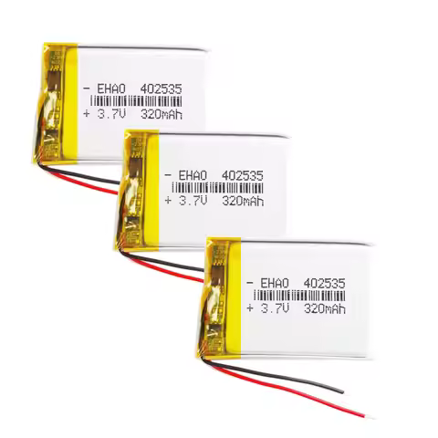 3 pcs 3.7V 320mAh Lithium Polymer LiPo Rechargeable Battery 402535 For Mp3 Bluetooth Headset Headpho