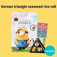 Korean triangle Gimbap Making Set (20p, 40p)/Minions Samgak Gimbap/Sushi /Jumeokbap/Seaweed Roasted 