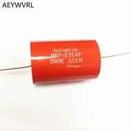 2PCS 250V47UF Audio Axial Polypropylene MKP 47uF 250V Capacitor Untuk Penguat Tiub Audio Crossover L