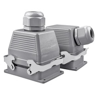 Heavy Duty Connectors HDC-HE-032-1/2 F/M 32pin 16A Industrial rectangular Connector plug Screw conne