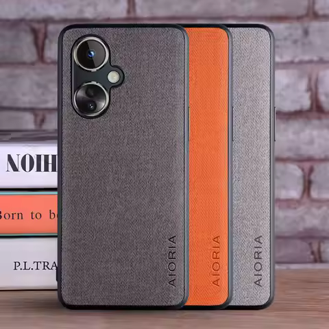 Case for Oneplus Nord N30 5G coque Luxury textile Leather skin hard phone cover funda for oneplus no