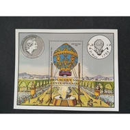 Central Republic 1983 Captive Observation Balloon 500fr Mint Sheet