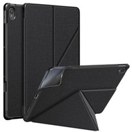 全城熱賣 - 適用於Lenovo Tab P11 TB-J606F 布紋變形金剛款平板保護套帶多折支架&休眠（黑色）
