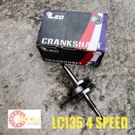 LC135 LEO RACING CRANKSHAFT SUPER PRO YAMAHA LC135 LC4S 4 SPEED 🔥 JET 2MM = 4MM🔥 JET 4MM = 8MM