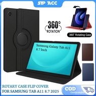 Samsung Tab A11 Casing Samsung Tab A11/ 8.7 Inch 2025 Flip Cover Rotary Leather Case Tab Cover