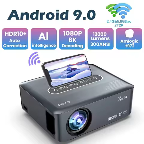 Transpeed X1 8K 4K 1920*1080P Projector Amlogic T972 300ANSI Dual wifi BT5.0 HDR10+ Voice Control Po