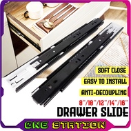Cabinet Drawer Slide Soft Close Drawer Rail Drawer Slide Heavy Duty Drawer Slide Roller Drawer Slide