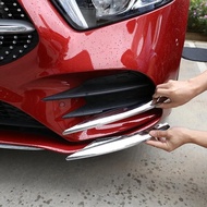 Carbon Fiber For Mercedes Benz A Class W177 A180 A200 2019 Car Front Fog Lamp Strips Trim Cover Stic