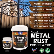 [Standard Color] Otter Aqua Metal Rust Primer & Top All In One 全合一底漆与面漆  280ML/1L