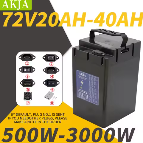 72V 20‑50AH21700Battery | Multi‑Protection BMS, Waterproof, Portable, Fast Air Shipping, Charger Inc