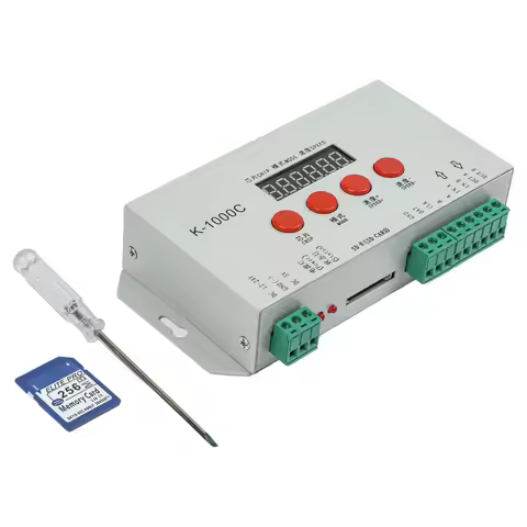 K-1000C LED Controller Strip Light Controller Programmable Controller LED Panel Smart ICs Including 