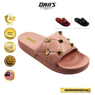 JA5 DANS Ladies Slipper Shoes - Black/Red/Pink 08210189210 (TT3)