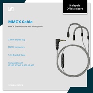 Sennheiser MMCX Braided Cable 3.5mm Plug with Microphone for IE200 IE300 IE600 IE900 Earphone