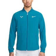 Nike DRI FIT RAFA NADAL US SERIES MEN'S TENNIS JACKET, Green Abyss/White, SMALL