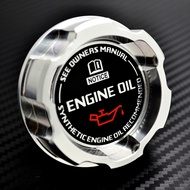 Silver Aluminum ENGINE Oil Cap For Honda Accord SI Element ACURA INTEGRA S2000 PRELUDE CRV PRELUDE Civic Fit