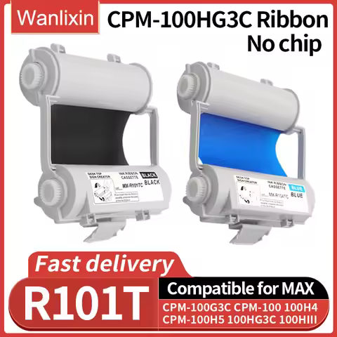 Thermal Ribbon SL-R101T Thermal Transfer Ribbon SL-R101T For MAX CPM-100G5C CPM-100HG5C CPM-100HG5 C