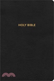 KJV Rainbow Study Bible, Black Leathertouch, Indexed