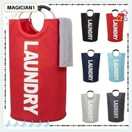 MAGICIAN Extra-Large Laundry Basket, 82L Vertical Waterproof Laundry Basket, Multi-Purpose Padded Ha
